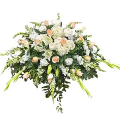 Serene Sentiments Florist Choice Casket Spray