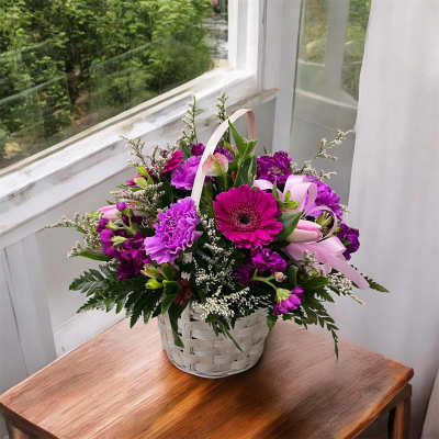 Mothers Day Designers Choice Basket Arrangement