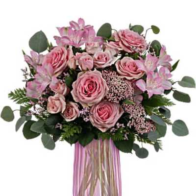 Teleflora's Rosy Iridescence Bouquet