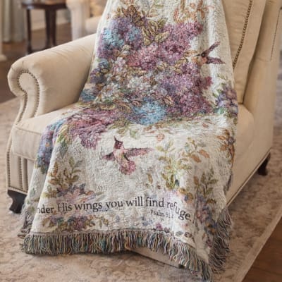 Whisper Wings Afghan Throw