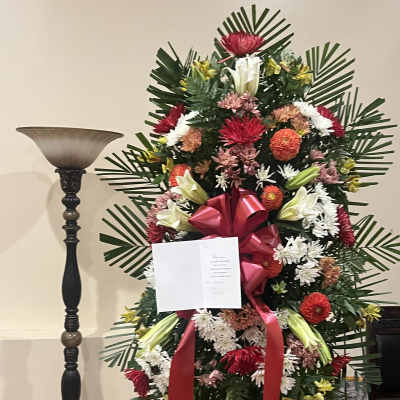 Standing spray in an array of colors