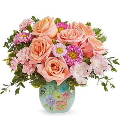 Watercolor Garden Bouquet