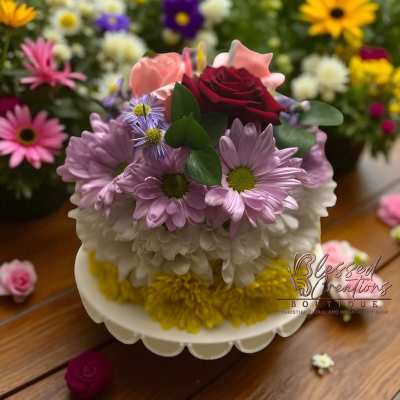 Blooming Birthday Cake