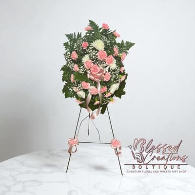 Pink Remembrance Standing Spray