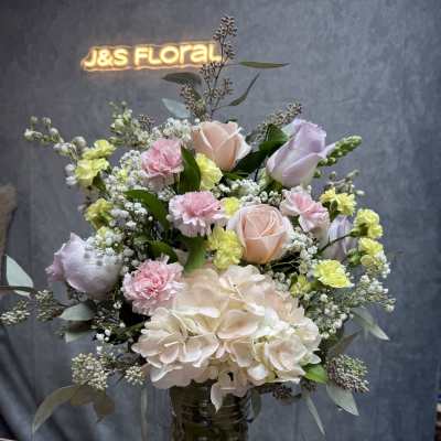 Pastel Beauty Vase