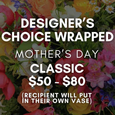 Designer’s Choice Wrapped Bouquet - Classic