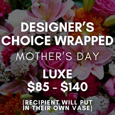 Designer’s Choice Luxe Wrapped Bouquet