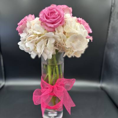 Long Pink Floral