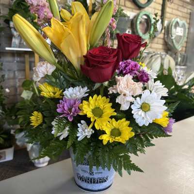 Floral Bucket