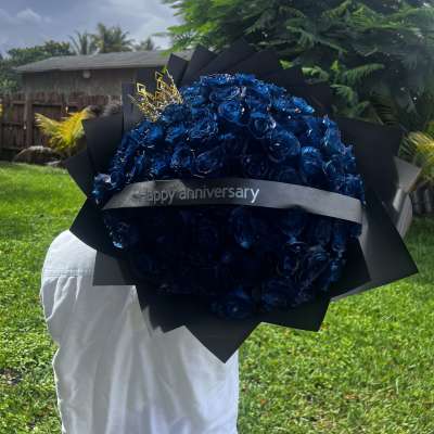 Moonlight Glow - Large - Blue Roses