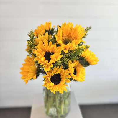 The Karima - Sunflower Vase Arrangement
