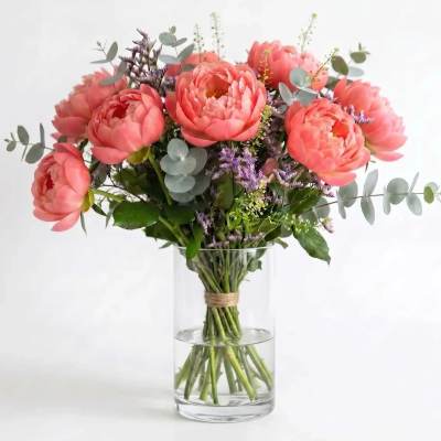 Hawaiian Coral Peonies Bouquet