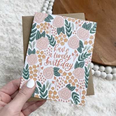 Have A Lovely Birthday Card