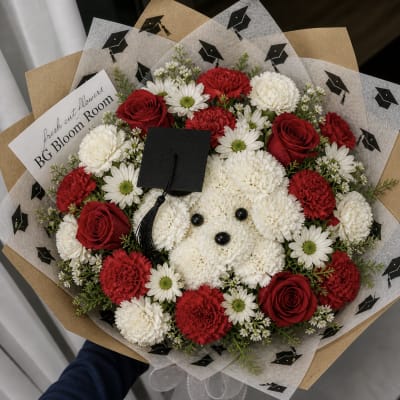 Western Pup Wrapped Bouquet