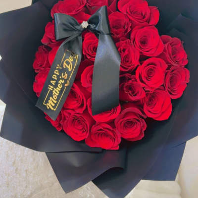 24 Red Roses Bouquet | Two Dozen Roses – Midland TX