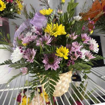 Floral LOVE Basket