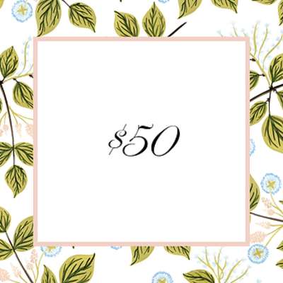$50 Deposit