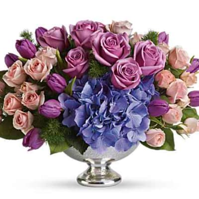 TF Purple Elegance Centerpiece