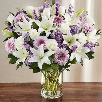 Sincerest Sorrow Lavender & White