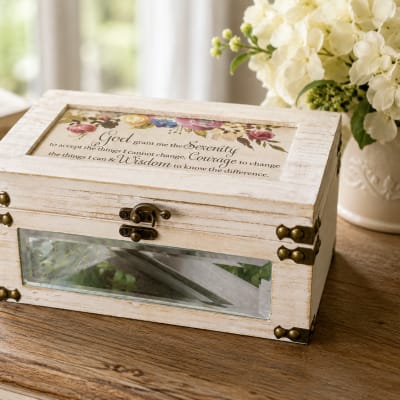 Serenity Prayer Musical Keepsake Box