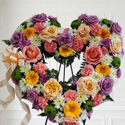 Pastel Open Heart