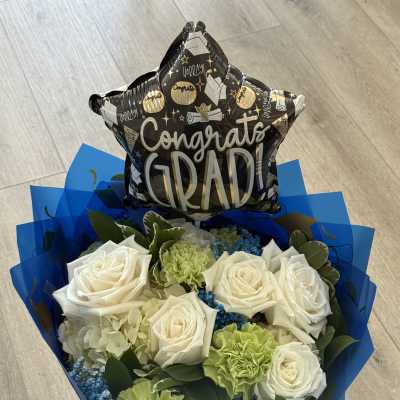 Blue and green Gradation Bouquet