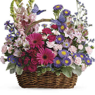 Sweet Surprise Flower Basket