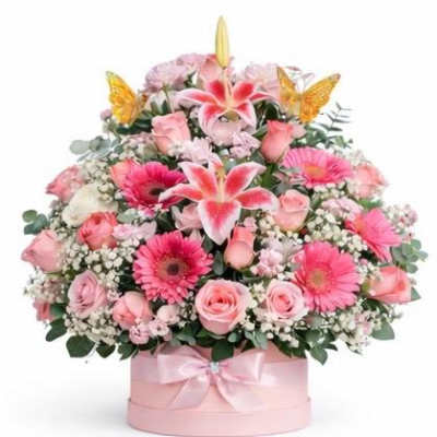 Caja de flor surtida