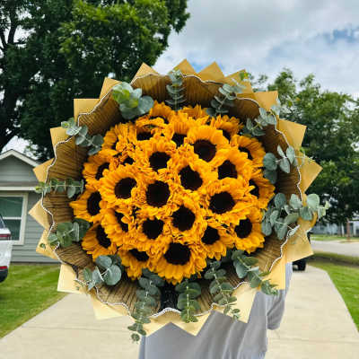 Ramo de girasoles