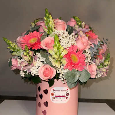 Caja de flores surtidas 6