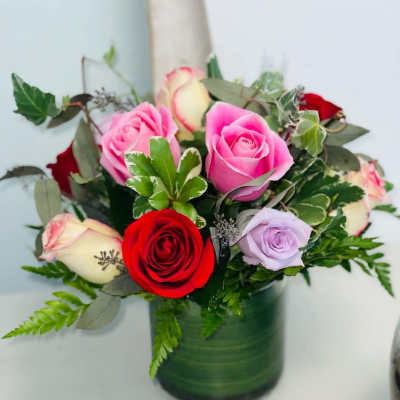 coral bouquet