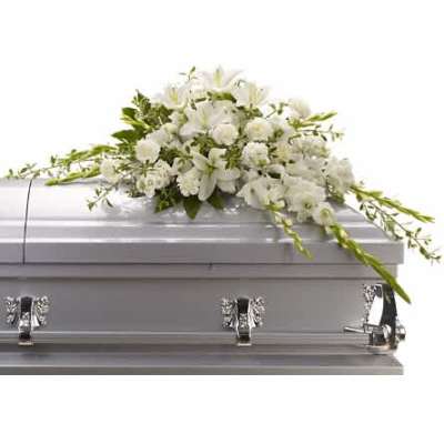 Bountiful Memories Casket Spray