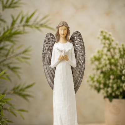 11.5” Dove of Peace Angel Figuine