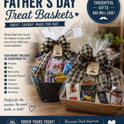 Father’s Day Snack Basket by Lotherington’s