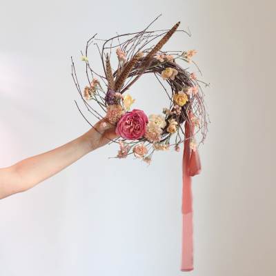 Dried Spring Wreath