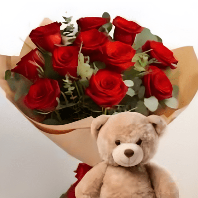 Bouquet & Bear