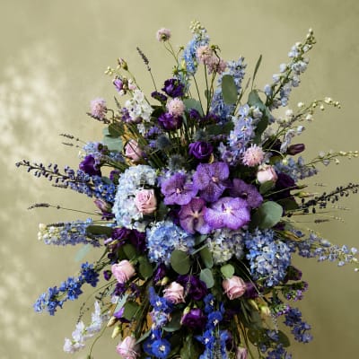 Lavender Skies Sympathy Spray