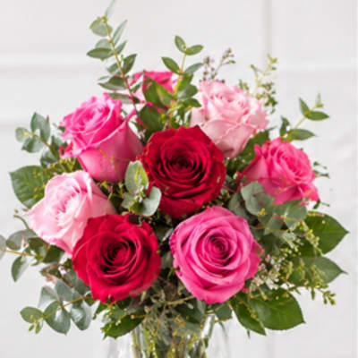 Mixing Pink Roses