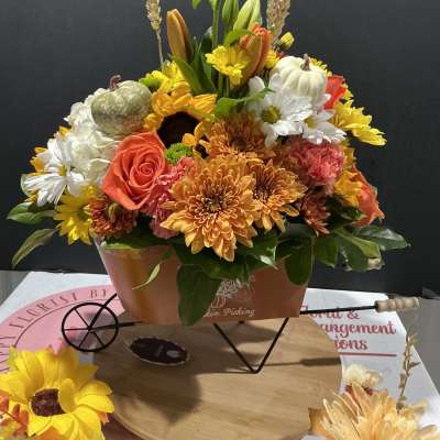 Carreta de flores