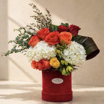 Sunset Elegance Floral Box