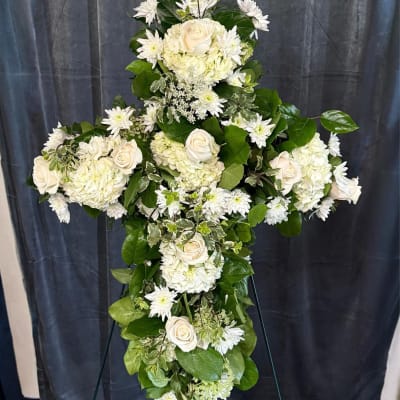 White Cross Spray