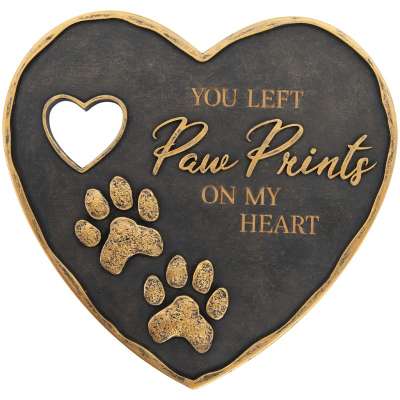 Pet Plaque 'You Left Paw Prints'