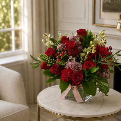 Thinking of You Bouquet - Red Roses