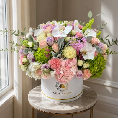 Pastel Flowers in a Box