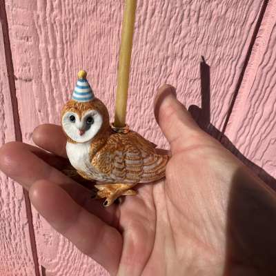 Barn Owl cake Topper
