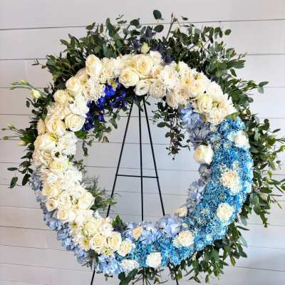 Blue Serenity (blue wreath)