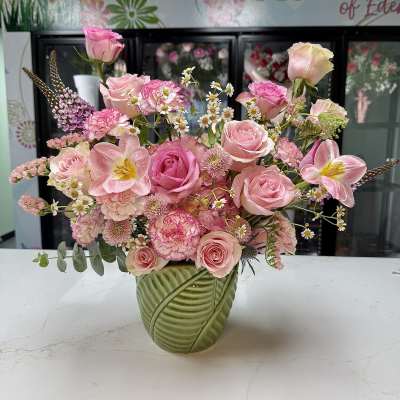 Pink Beauty in Vase