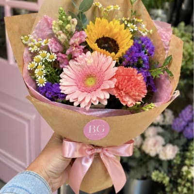 Market Mini, Wrapped Bouquet