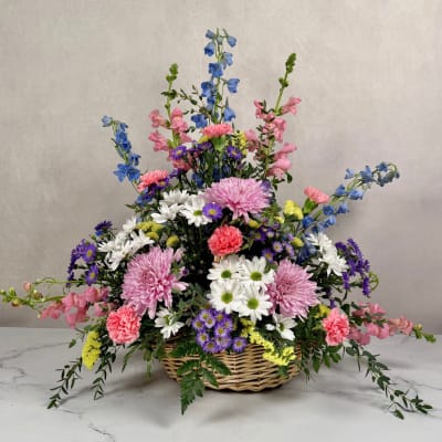 Pastel Peace Basket