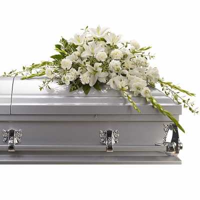 Bountiful Memories Casket Spray